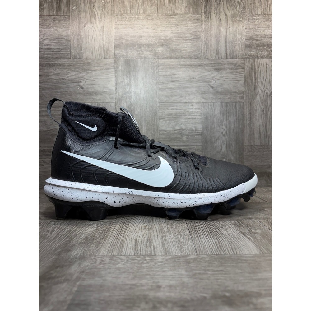 Nike Alpha Huarache Elite 3 Mid Mens 13 Black Baseball Cleats NEW DJ6519-001